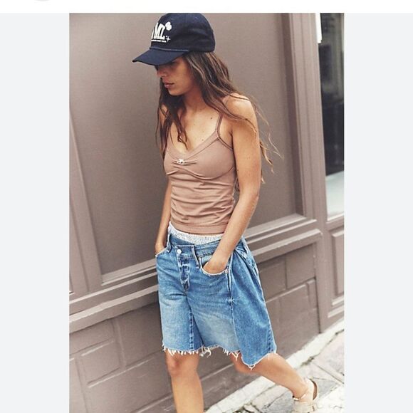 We The Free Pants - Free People We The Free Boomerang Long Shorts size 25